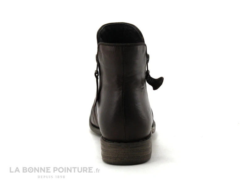 Lou Kristensen IB17163 Ebano - Bottine Femme Cuir Marron Fonce â Image 4