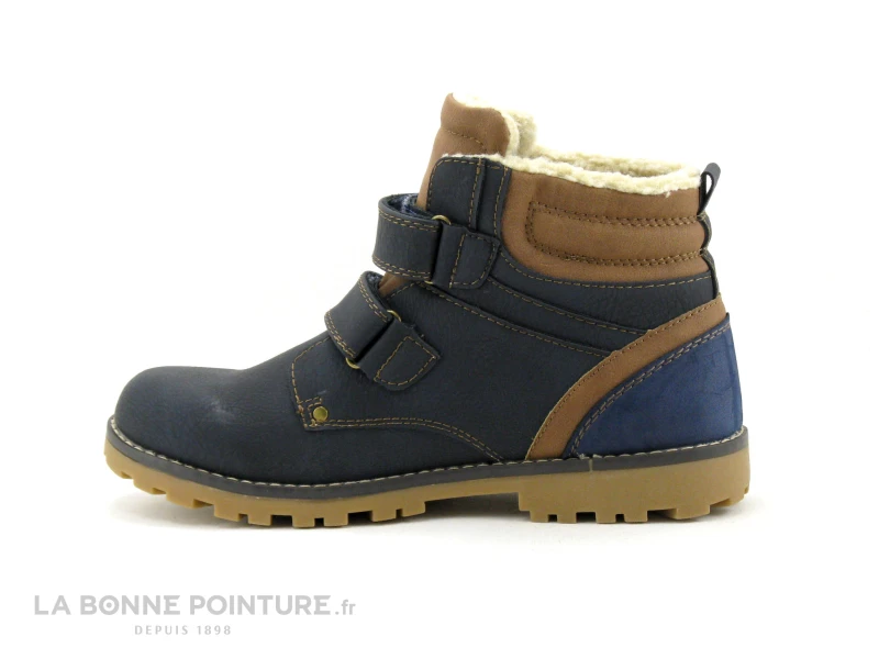 BM Footwear 2160106 Bleu Marine - Bottillon GARCON Fourre – Image 2