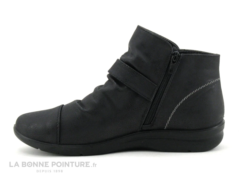 Sweet R CAGLA Noir - Tige Froncee - Boots Femme – Image 2