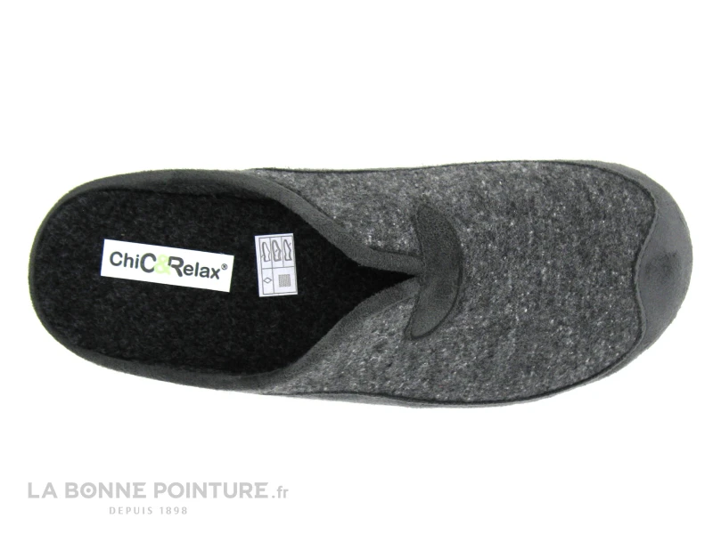 Ouf Chic Et Relax BIOTEX Gris - Pantoufle Mule Homme – Image 4