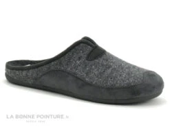 Ouf Chic Et Relax BIOTEX Gris - Pantoufle Mule Homme