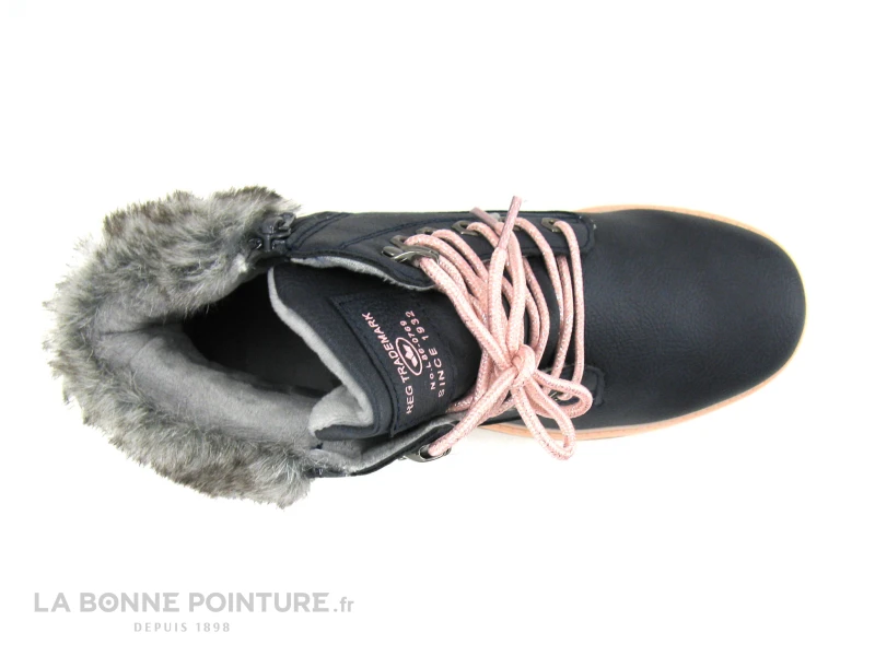 Lico ANOUK 320299 - Bleu Marine - Rose - Bottine Mode Fille – Image 3