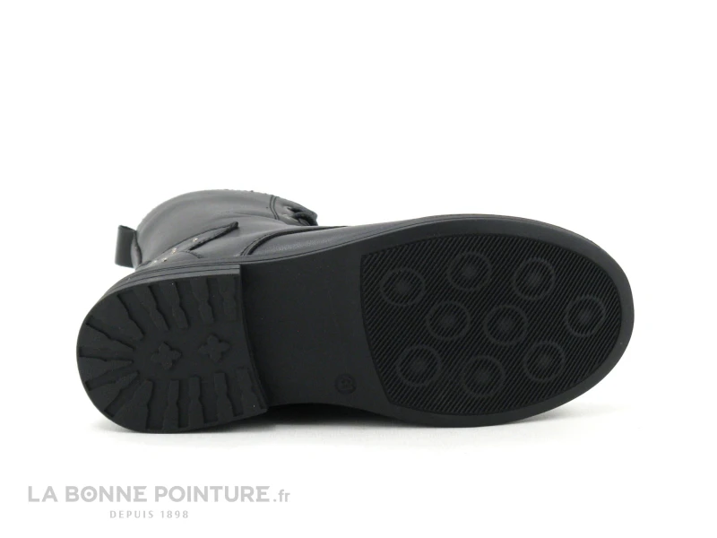 3 Pommes ATTAQUE Noir - Bottine Lacet Fille Avec Zip – Image 5