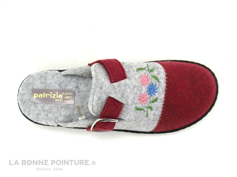 Patrizia Azzi Recycle - PATOI - Gris - Bordeaux - Pantoufle Mule Femme – Image 4