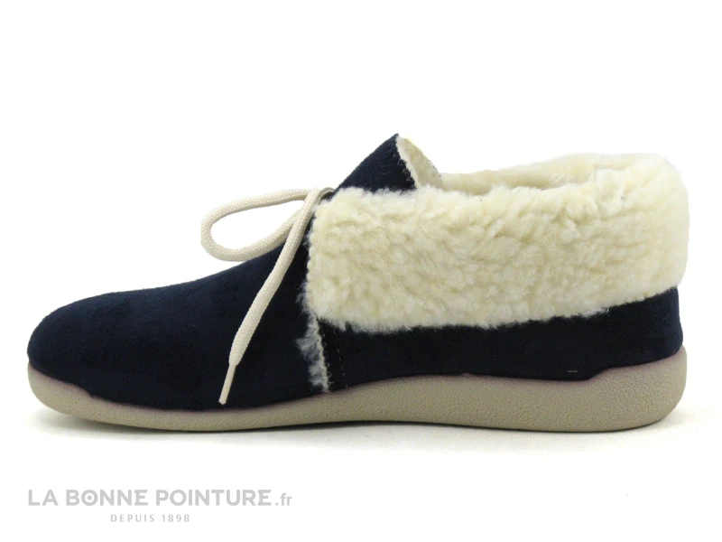 CM Confort Altymar 10139 - Bleu Marine - Chausson A Lacet Femme – Image 2