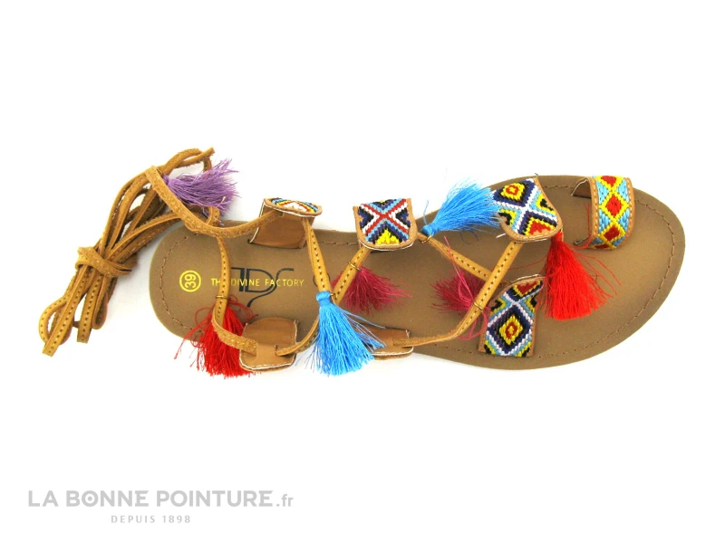 The Divine Factory TDF 2982 Camel - Tong Lacet Multicolore – Image 3