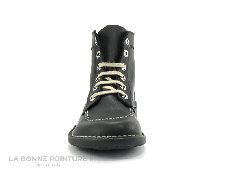 Brans Boots Femme 114 Noir Montante Lacet – Image 2