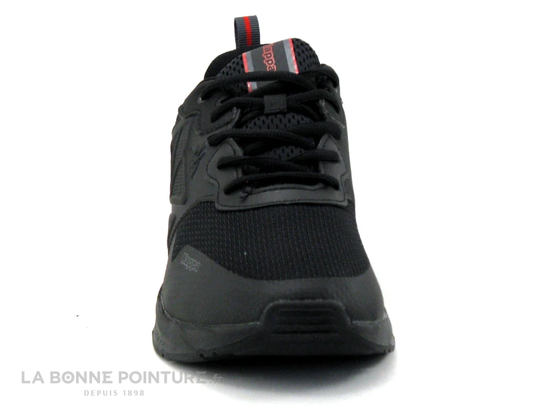 Kappa SPLINTER MAN A10 - Black Dk Grey Red - Basket Running Homme – Image 2