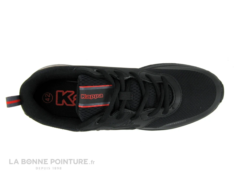 Kappa SPLINTER MAN A10 - Black Dk Grey Red - Basket Running Homme – Image 6