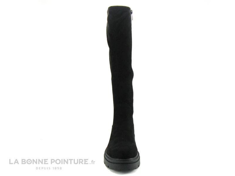 The Divine Factory HX4713 Noir - Botte Stretch Noir - Semelle Epaisse – Image 2