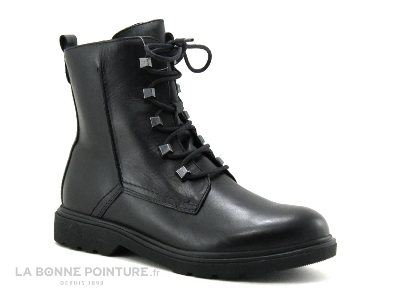 Marco Tozzi 2-25276-35 Black Nappa-boots Femme Lacets Zip – Image 5