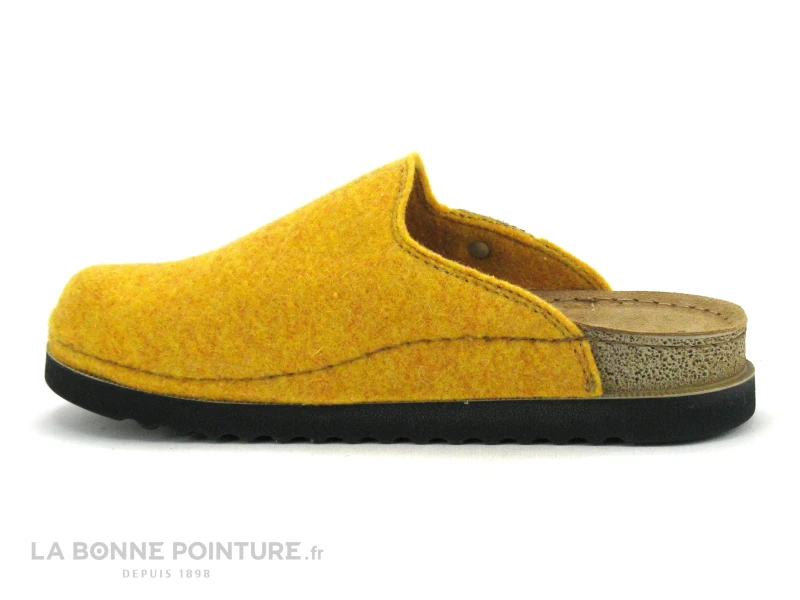 Ouf MOLYMPE Jaune - Pantoufle Femme En Feutre Recycle â Image 2