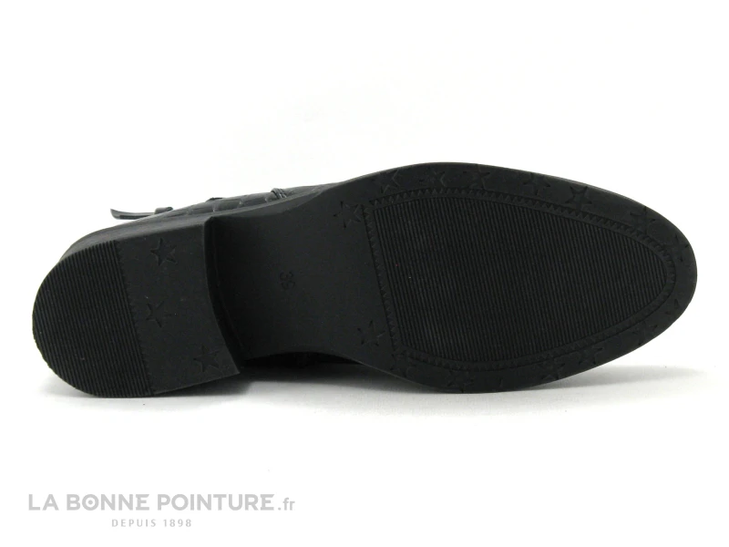 Marco Tozzi 2-25027-25 Black Cro - Bottine Croco Noire Zip Et Boucles – Image 7