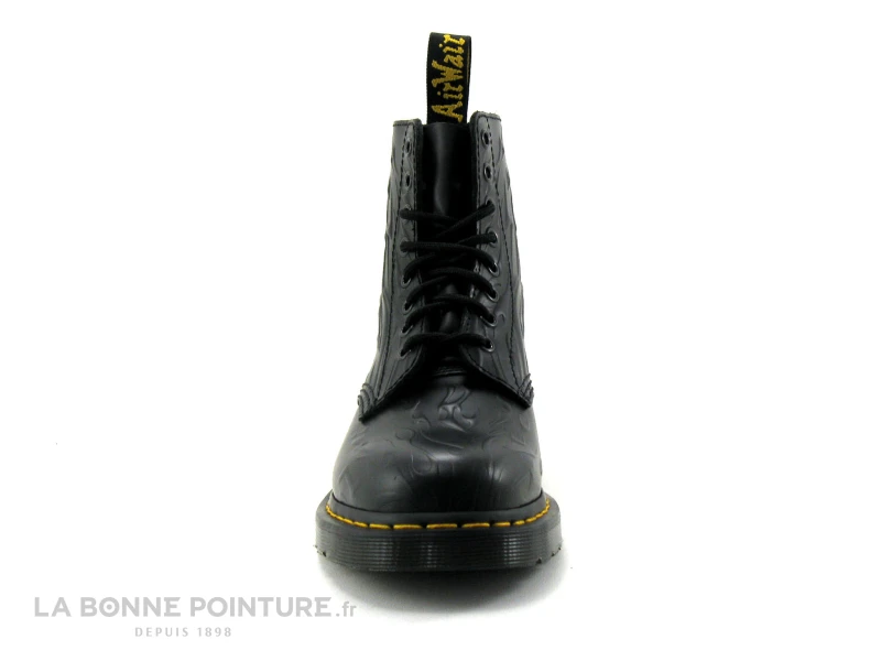 Dr. Martens Dr Martens 1460 FLAMES Black 27028001 - Flame Polished Smooth - Boots – Image 2
