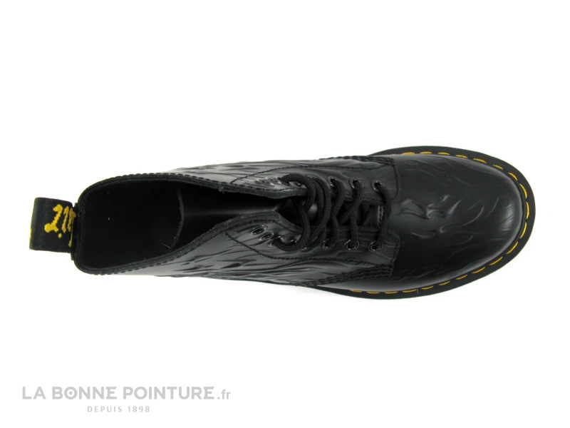 Dr. Martens Dr Martens 1460 FLAMES Black 27028001 - Flame Polished Smooth - Boots – Image 6