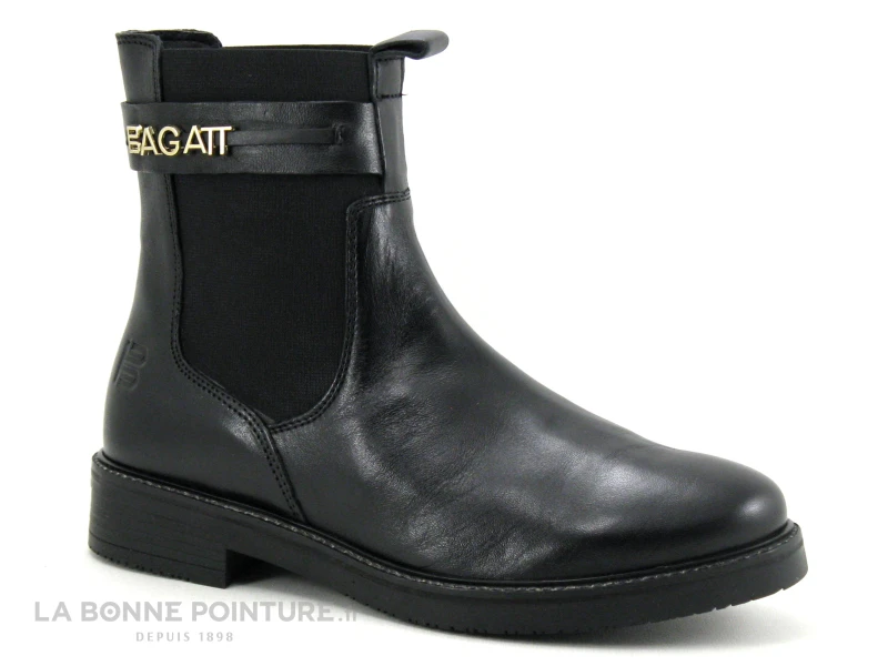 Bagatt D32-A9C30-4000 Black - Boots Chelsea Femme Noire