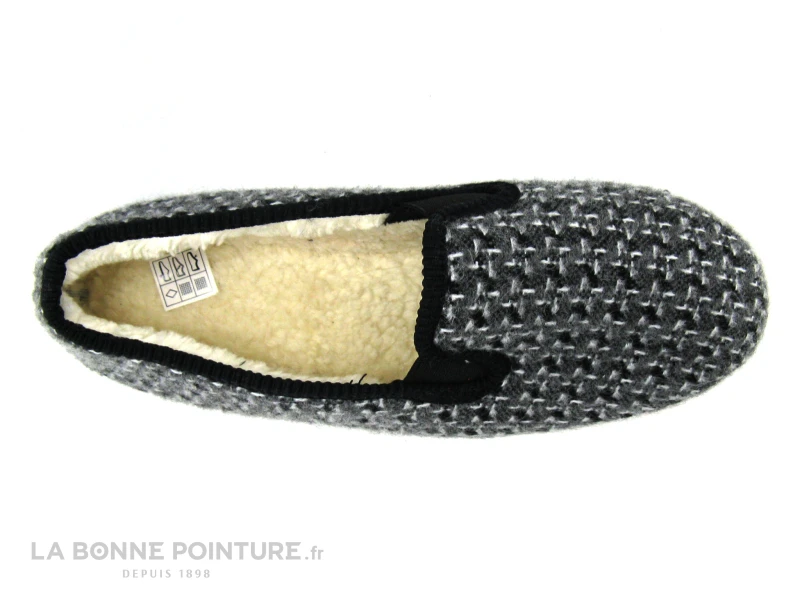 RYB 102 20150 - Gris Noir - Chausson Fourre Femme – Image 2