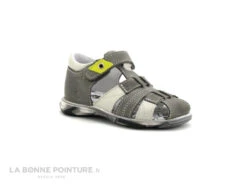 Bopy BEPOLO Gris - Sandale Montante BEBE GARCON