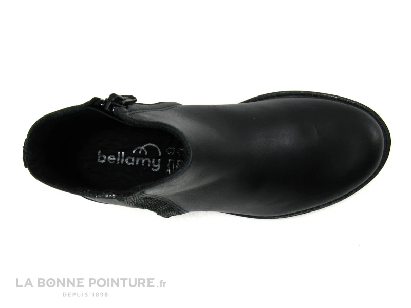 Bellamy CASTEL Noir - Glitter Et Fronces Cote - Boots Fille – Image 6