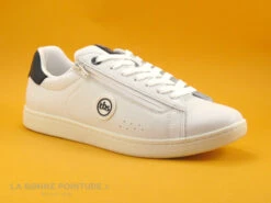 TBS LILLIAN Blanc - A8A57 - Basket Blanche Homme Lacet Et Zip