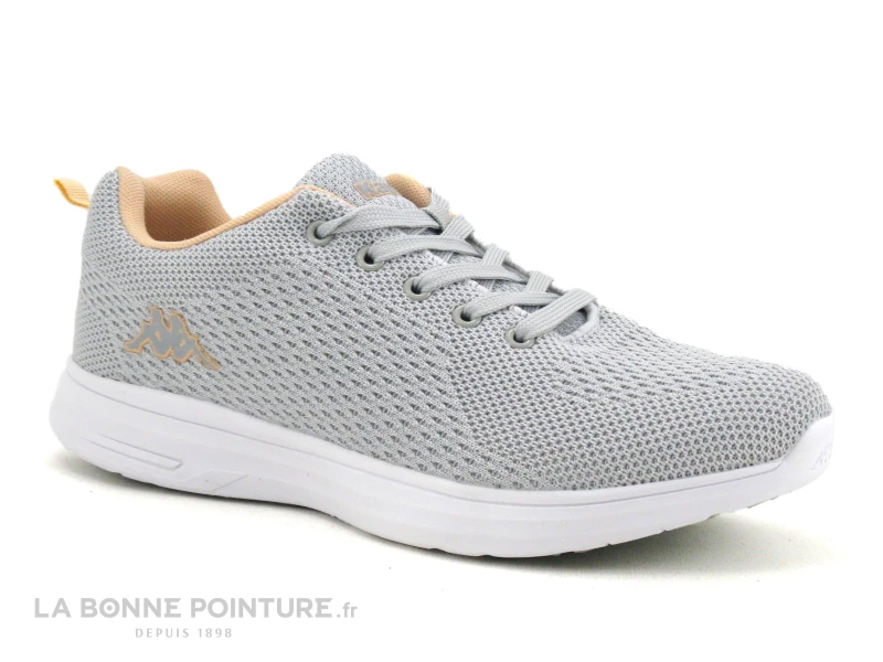 Kappa ASIVAT 341973W A6D - Basket Femme Maille Grise
