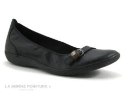 TBS MALINE Noir F7004 - Ballerine Femme En Cuir