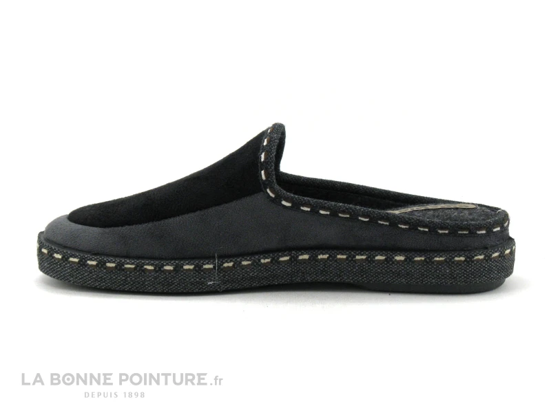 Koyuk Dinamic 42226 Gris Fonce - Noir - Pantoufle Homme – Image 2