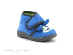 Kaoma 6674202153 - Bleu Ciel - Chien - Chausson Velcro BEBE