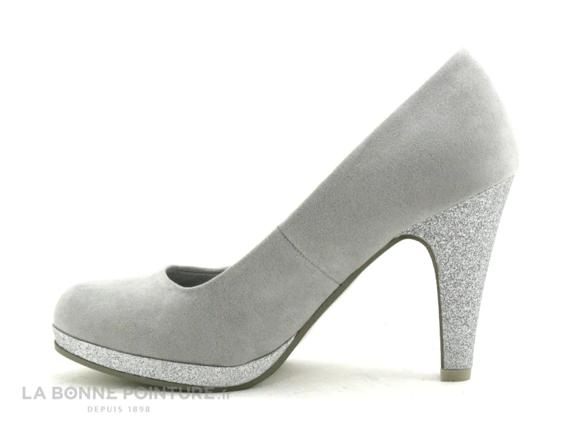 Marco Tozzi 2-22441-30 Grey - Escarpin Gris Talon Haut – Image 3