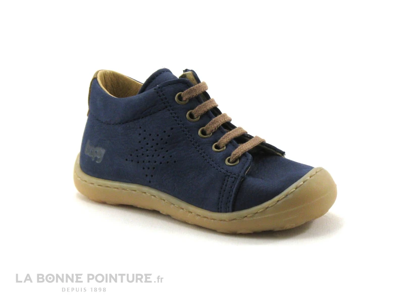 Bopy JULIEN Marine - Basket BEBE Cuir Bleu Marine – Image 5
