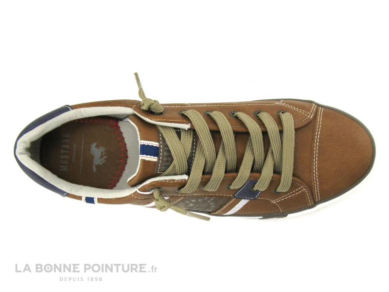 Mustang 4072-317-307 Cognac - Basket Basse Homme Marron – Image 6
