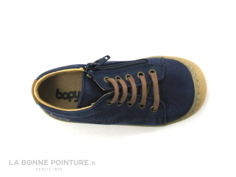 Bopy JULIEN Marine - Basket BEBE Cuir Bleu Marine – Image 6