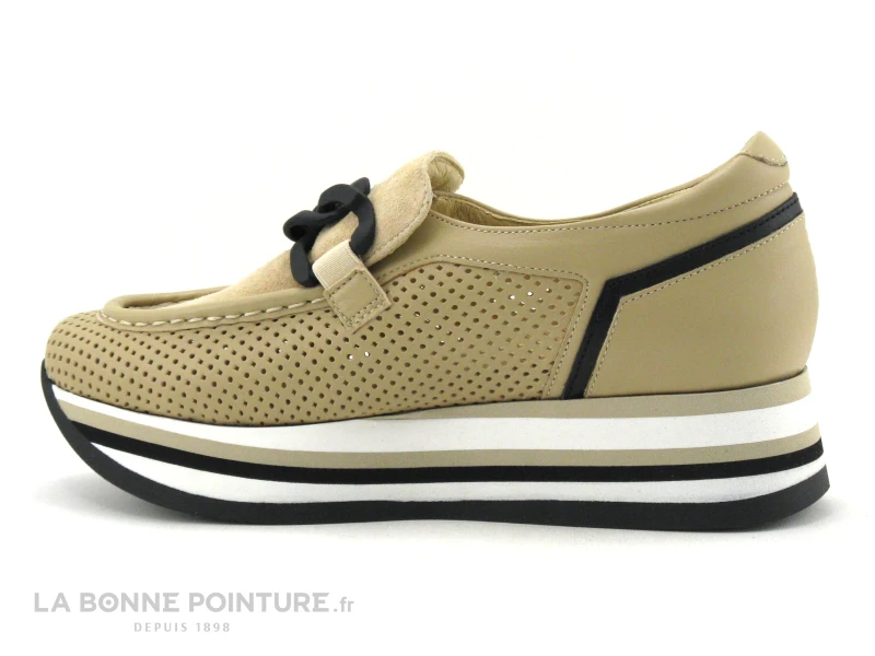 Softwaves CASSIE Camel - Mocassin Compense Femme – Image 3