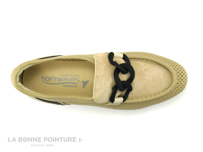 Softwaves CASSIE Camel - Mocassin Compense Femme – Image 6