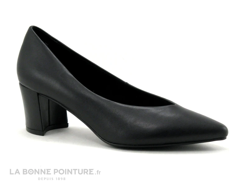 Marco Tozzi 2-22419-20 Black - Escarpin Noir Pointu - Talon Incurve â Image 5