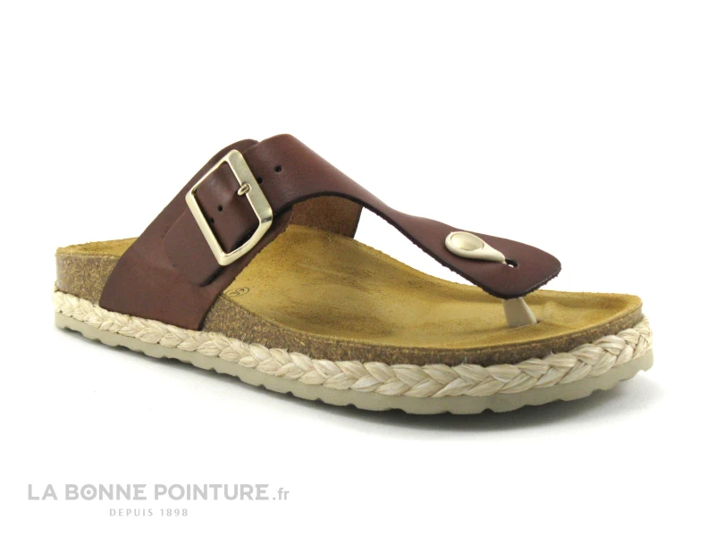 Morans JONIEC Marron - Entre-doigts Femme Cuir Marron – Image 5