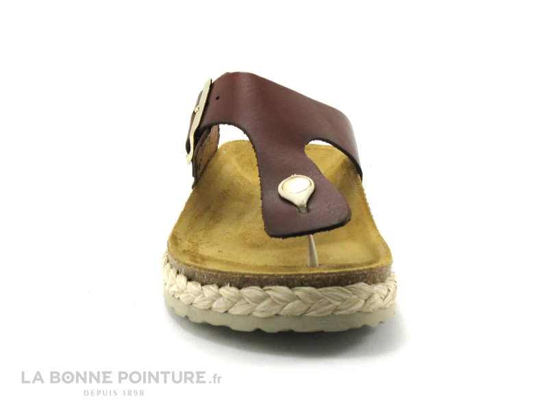 Morans JONIEC Marron - Entre-doigts Femme Cuir Marron – Image 2