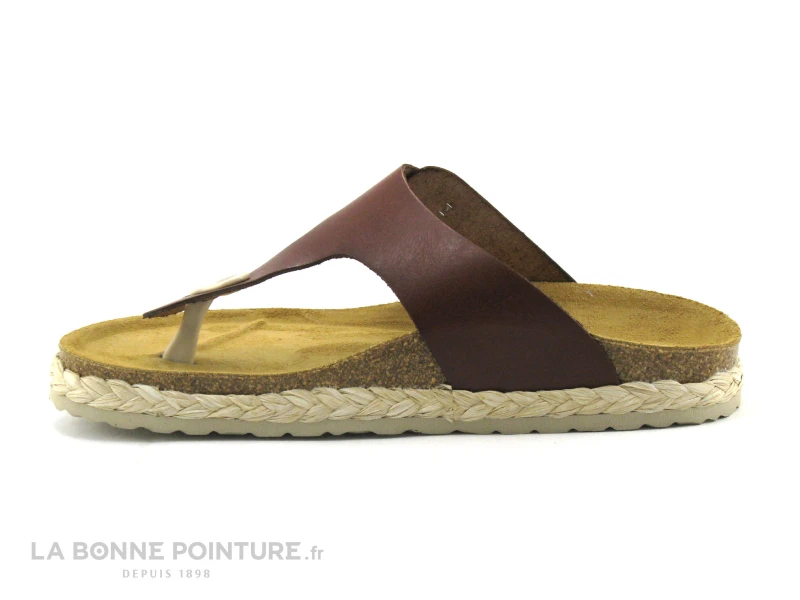 Morans JONIEC Marron - Entre-doigts Femme Cuir Marron – Image 3