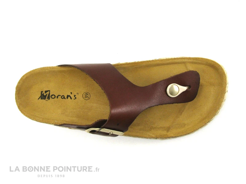 Morans JONIEC Marron - Entre-doigts Femme Cuir Marron – Image 6