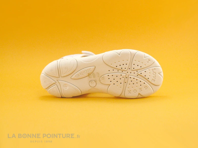 Geox SP CUORE J9290B White Silver - Sandale Fille – Image 7