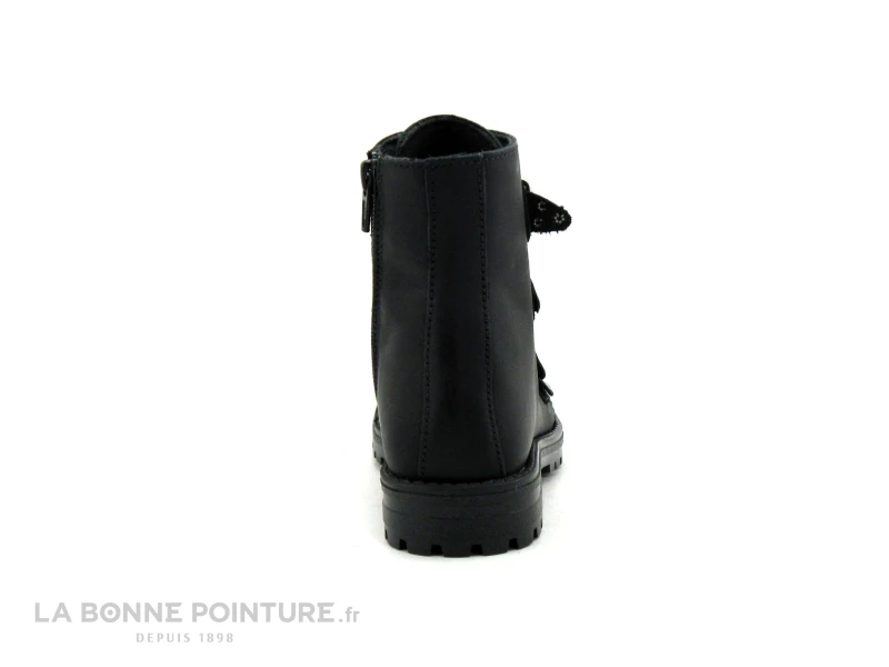 MKids MERAVI MK6777F8IA - Brides Clous - Boucle Ouverte - Boots Noires â Image 4