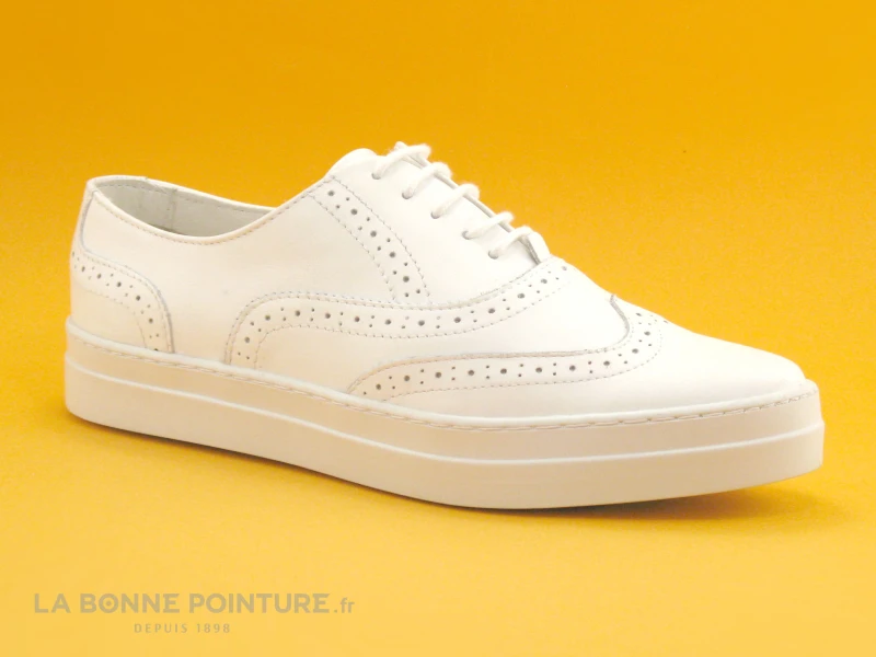 Lily Mood ADELUI Blanc - Chaussure Richelieu Femme