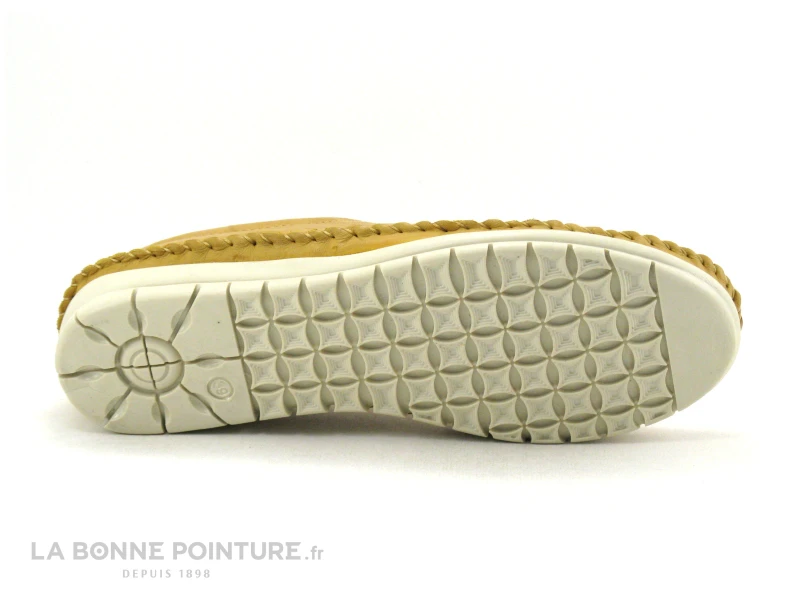 Morans MAGIKA Moutarde - Chaussure A Lacet Femme Cuir Jaune â Image 7