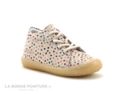 Bellamy Flexi Bel PALACE Bublle Rose - Chaussure Montante Lacet Fille