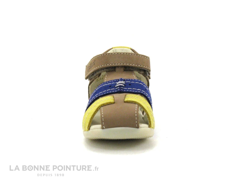 Kickers BIGBAZAR Beige Jaune Marine - Sandale BEBE – Image 2