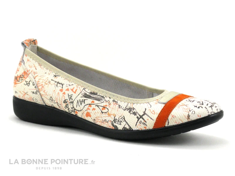 Inea POTIOK Corail Or Graffitis - Ballerine Originale Femme – Image 5
