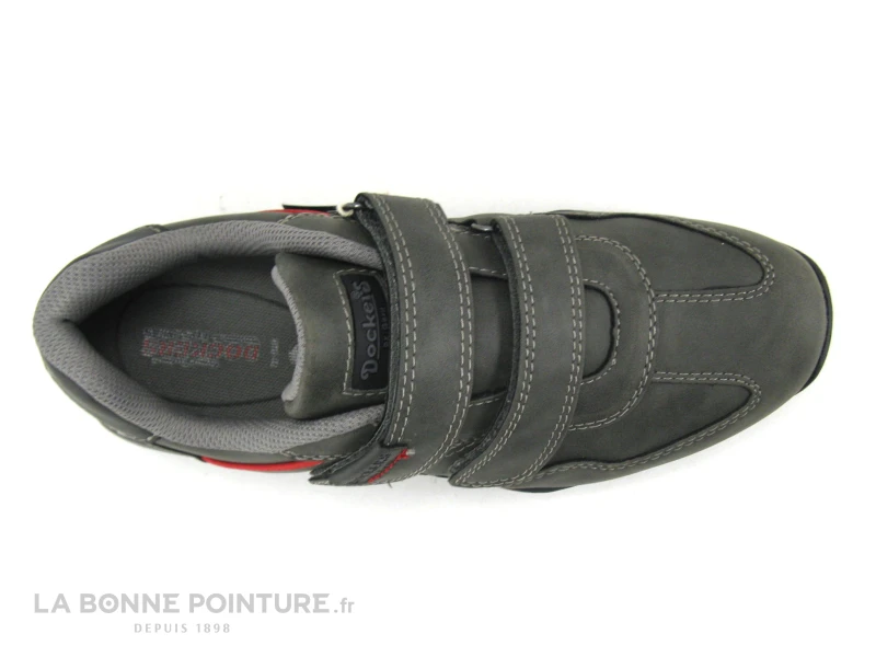 Dockers 44BN006-650120 - Basket Grise Homme - 2 Velcros – Image 6