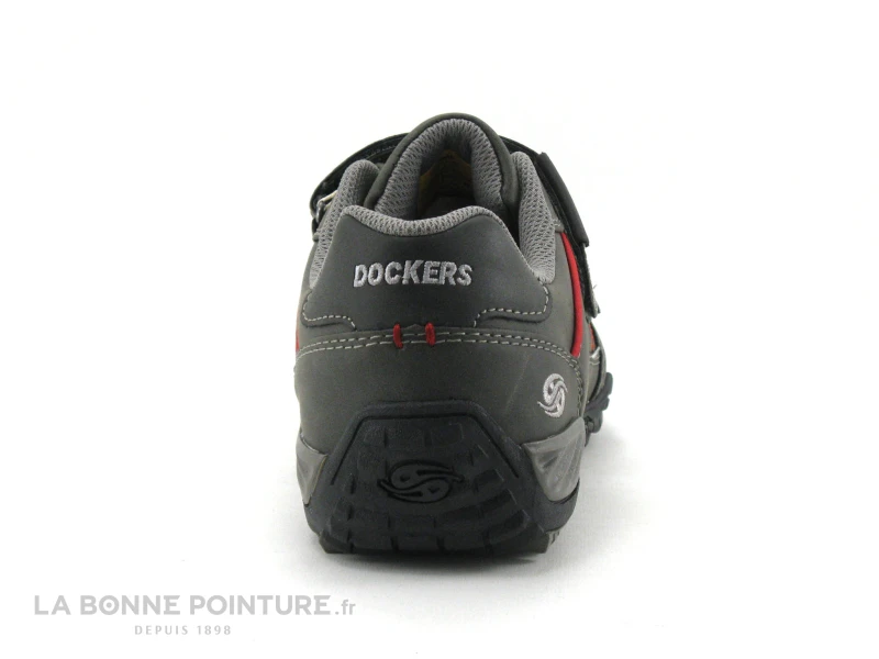 Dockers 44BN006-650120 - Basket Grise Homme - 2 Velcros – Image 4