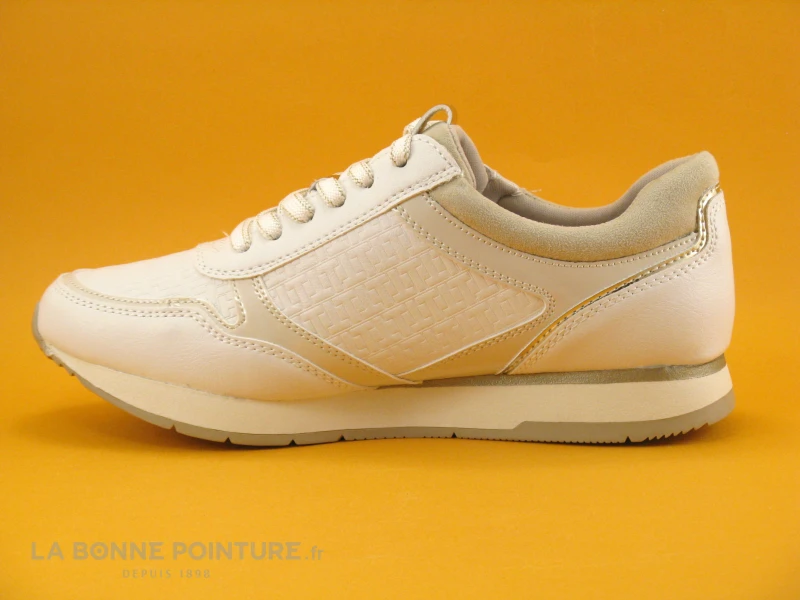 Tamaris 1-23603-20 Off White Comb - Basket Blanche Femme – Image 3