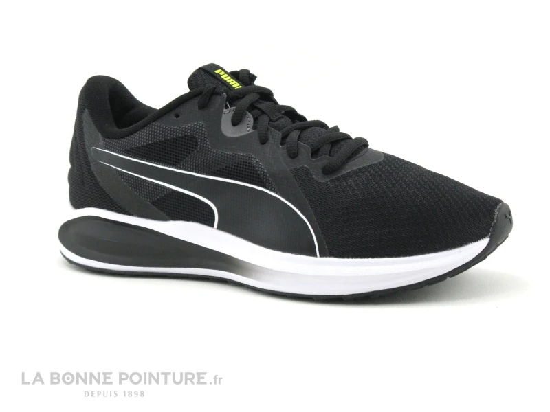 Puma JR Twitch Runner Blk Wht - 384537 - Basket Noire – Image 5